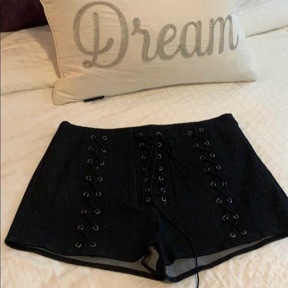 Dark Denim Short Short NWT